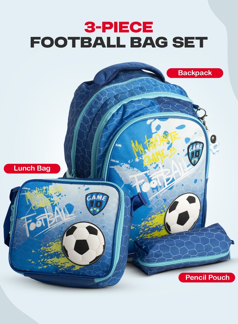 بيبي مجموعة حقائب مدرسية للأطفال ٣ في ١ | مجموعة حقائب ظهر مدرسية مطبوعة مع حقيبة غداء وصندوق أقلام، حقائب ظهر لمرحلة ما قبل المدرسة للبنات، مجموعة حقائب ظهر للأطفال من عمر ٣ سنوات فما فوق، المجموعة ٥ - Image 5