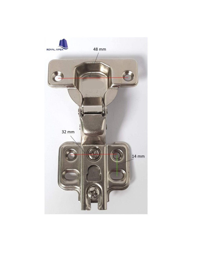 110 Degree Angle Adjustable Stainless Steel Cabinet Door Concealed Cabinet Hinge Full Overlay Half Overlay Inset Hinges (8, Inset) - Image 3