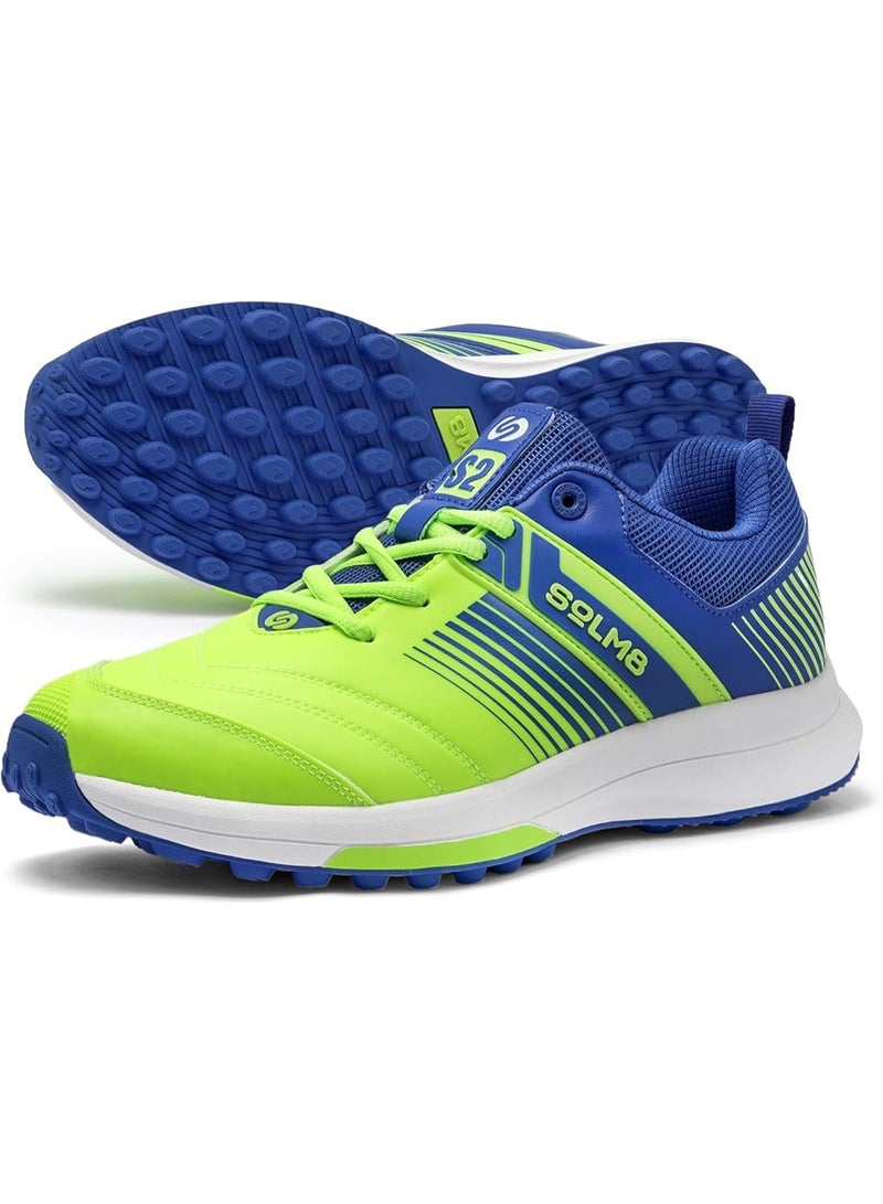 SOLM8 S2 Cricket Shoes Men Boys Junior Players - Advanced Grip Rubber Spikes for Turf/Grass, Ultralight Cushioning in Bright Colors (2025 Edition) - Image 4