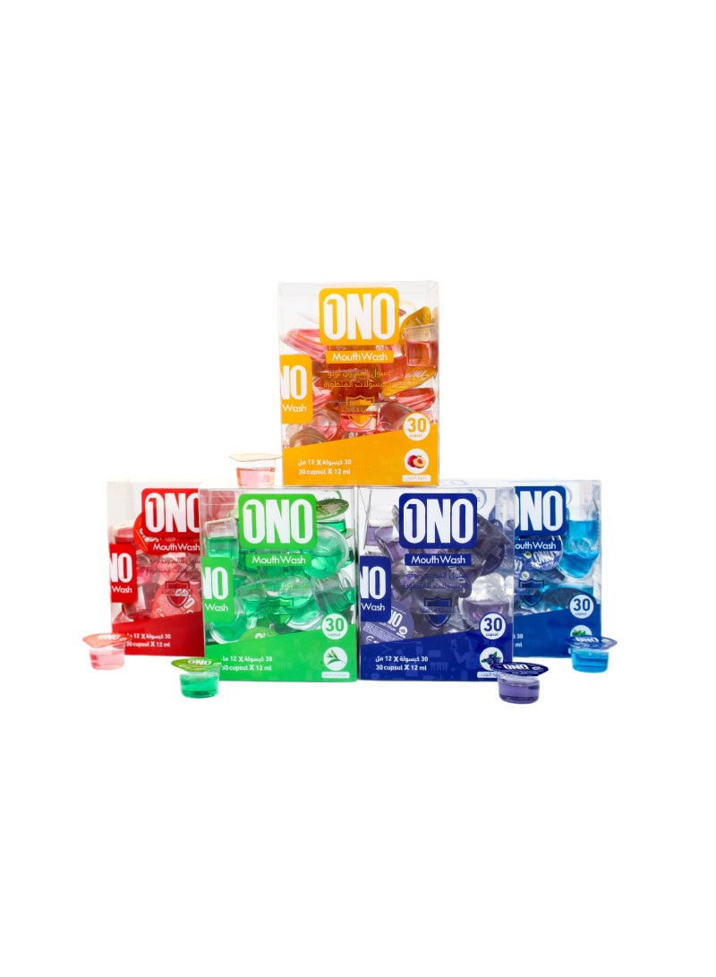 ONO One Ono - Refreshing Mouthwash Green Tea Flavor (30 Capsules / 12ml) - Image 3