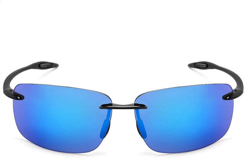 JULI Eyewear نظارات شمسية رياضية JULI للرجال والنساء إطار بدون حواف TR90 للجري وصيد الأسماك والجولف وركوب الأمواج والقيادة - Image 3