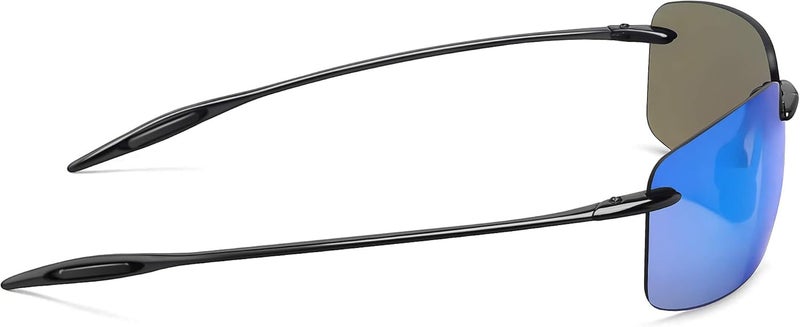 JULI Eyewear نظارات شمسية رياضية JULI للرجال والنساء إطار بدون حواف TR90 للجري وصيد الأسماك والجولف وركوب الأمواج والقيادة - Image 5