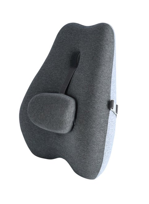 Lumbar support office seat back lumbar pillow memory foam adjustable non-collapse pillow wholesale lumbar support cushion