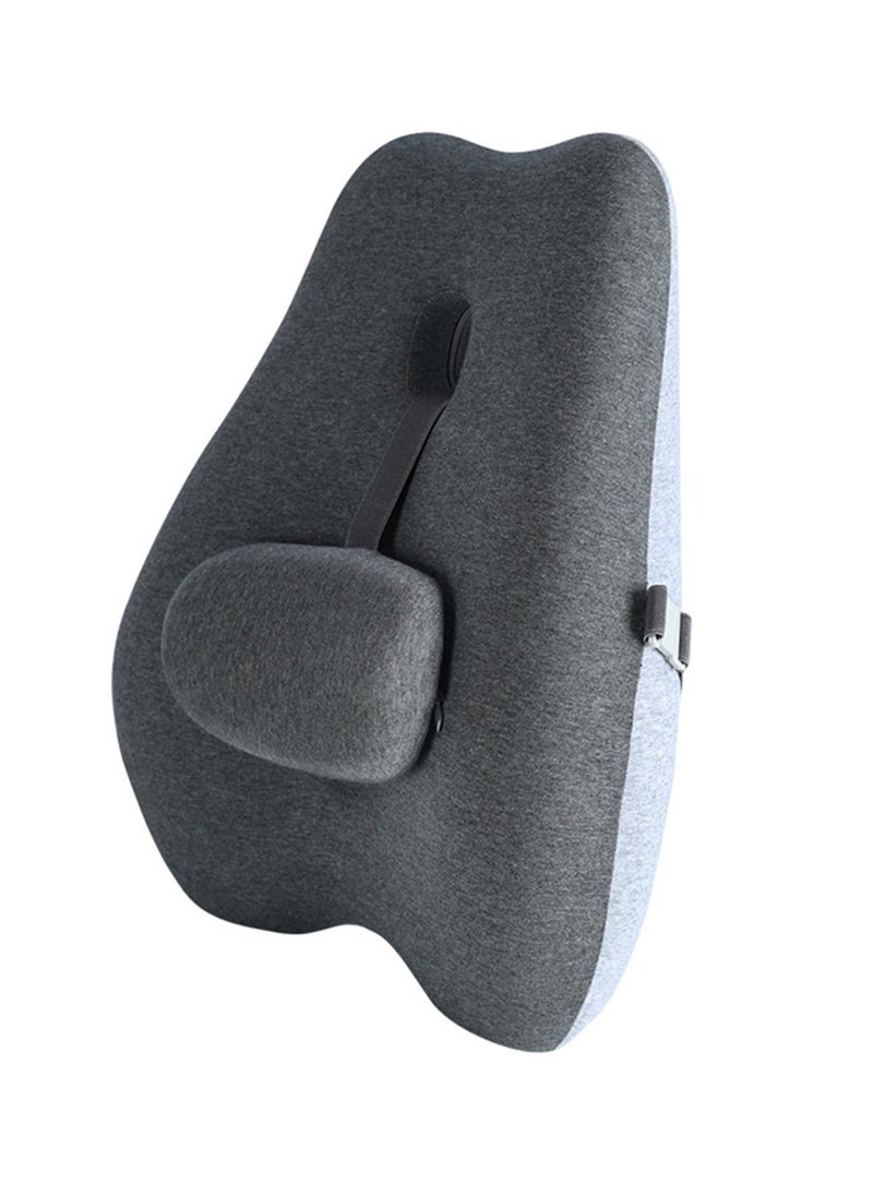 Generic - Lumbar support office seat back lumbar pillow memory foam adjustable non-collapse pillow wholesale lumbar support cushion - Image 1