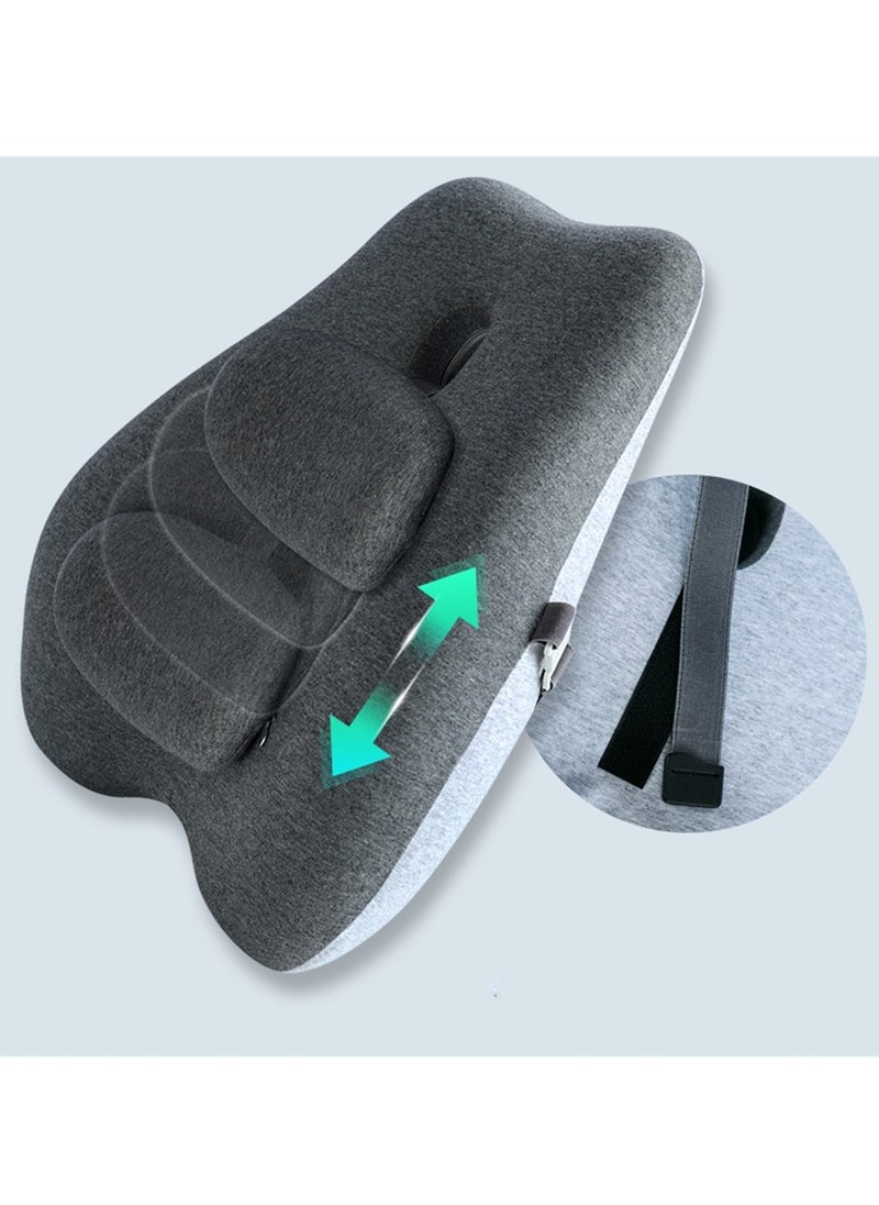 Generic - Lumbar support office seat back lumbar pillow memory foam adjustable non-collapse pillow wholesale lumbar support cushion - Image 1