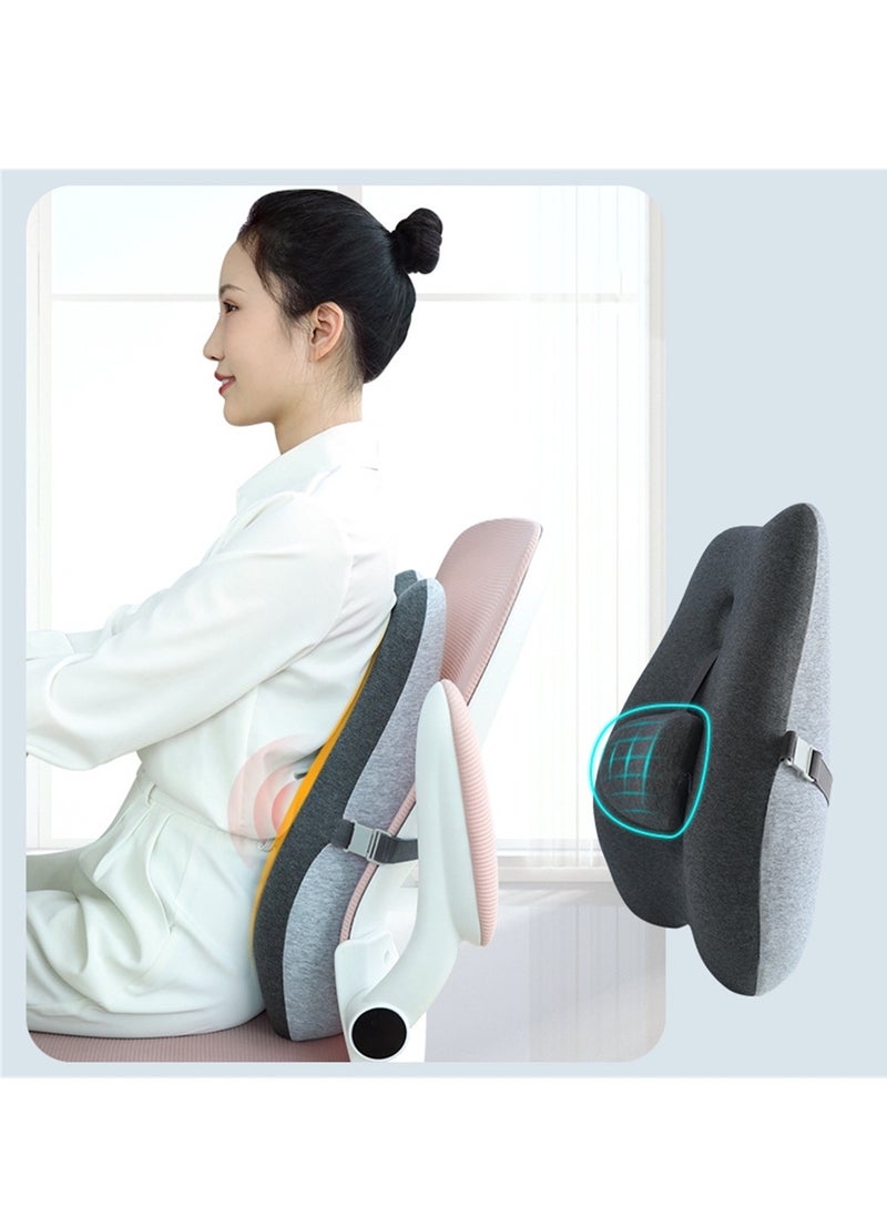 Generic - Lumbar support office seat back lumbar pillow memory foam adjustable non-collapse pillow wholesale lumbar support cushion - Image 1