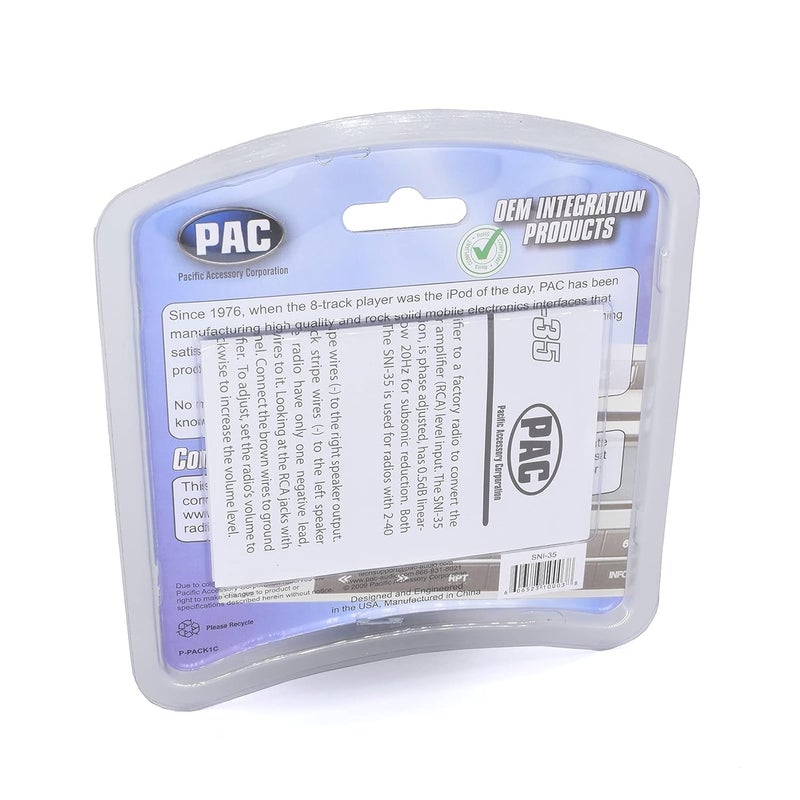 PAC SNI-35 Variable LOC Line Out Converter 1.2x6.25x5.9 - Image 3