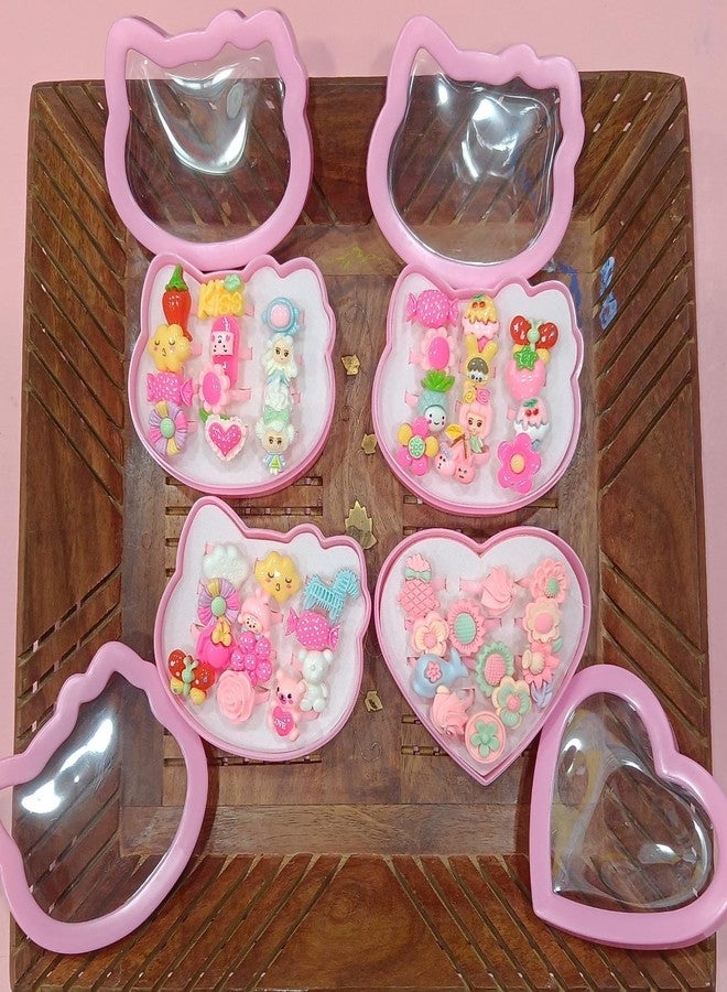 UTOPIC Girls Adjustable Finger Rings Set (Pack of 12 rings) with Bear Shaped Pink Storage Box - Cute Quirky Multi-Color Dress Up Rings for Kids & Toddlers - Image 4