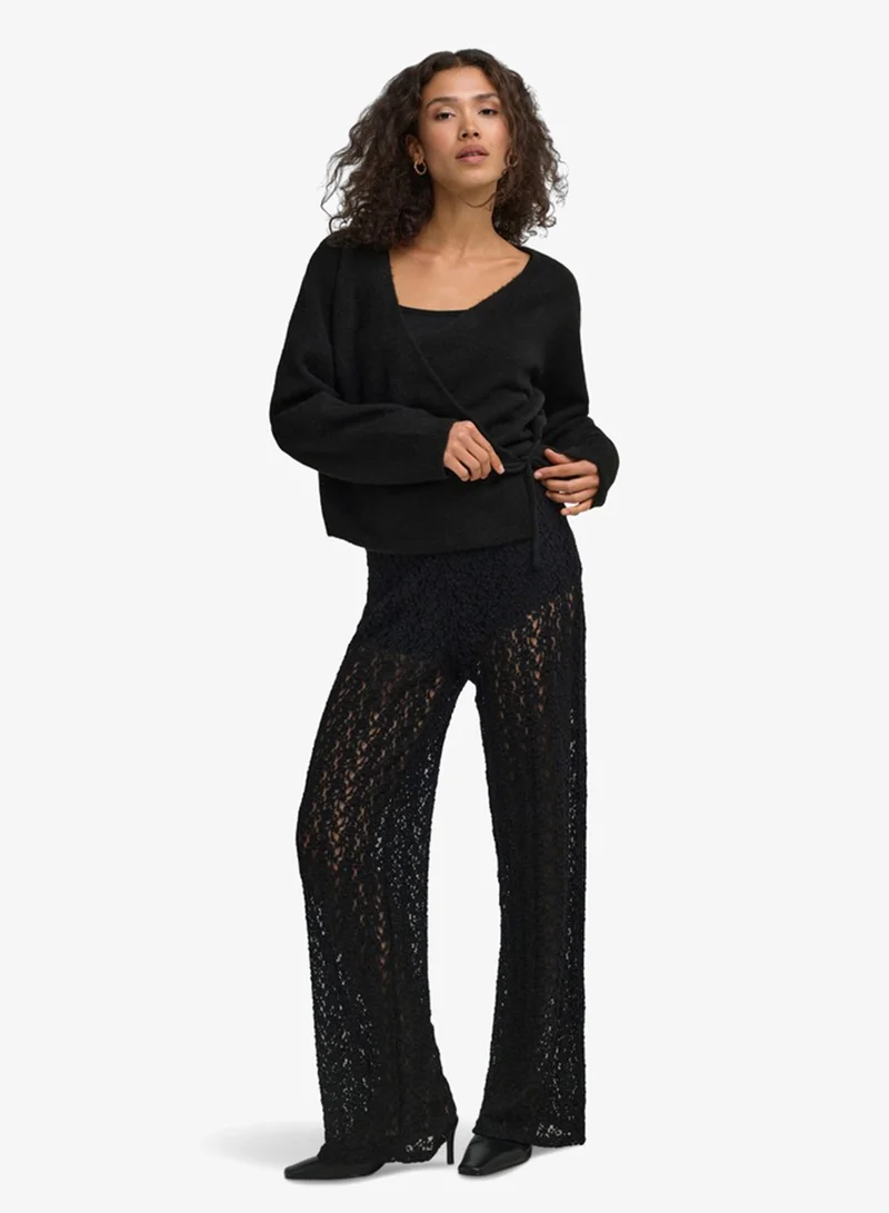 Only  Onlliva V-Neck Wrap Knit Cardigan for Women | Best Price UAE