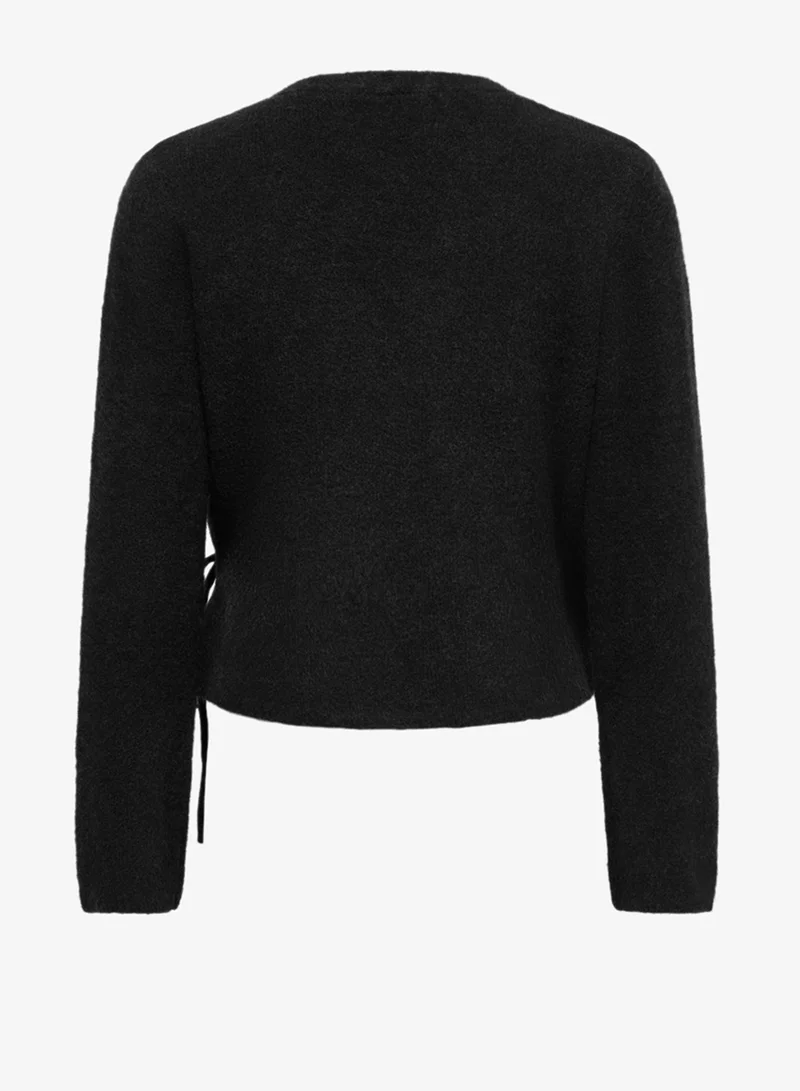 Only  Onlliva V-Neck Wrap Knit Cardigan for Women | Best Price UAE