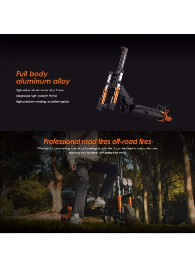 Niyazi - Electric Scooter | Electric Scooter for Adults | Electric Scooter with Seat | Electric Scooter with Bag | Electric Scooter with Two Seats | M5 Pro Scooter - Image 1