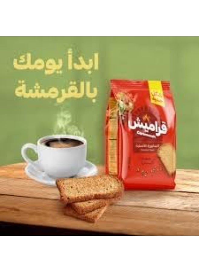قراميش شيبورة كراميش – بسكويت مقرمش تقليدي بنكهة الكراميل 350جم | وجبة خفيفة عربية أصيلة مع الشاي والقهوة | بسكويت مقرمش للفطور والحلوى والهدايا - Image 2