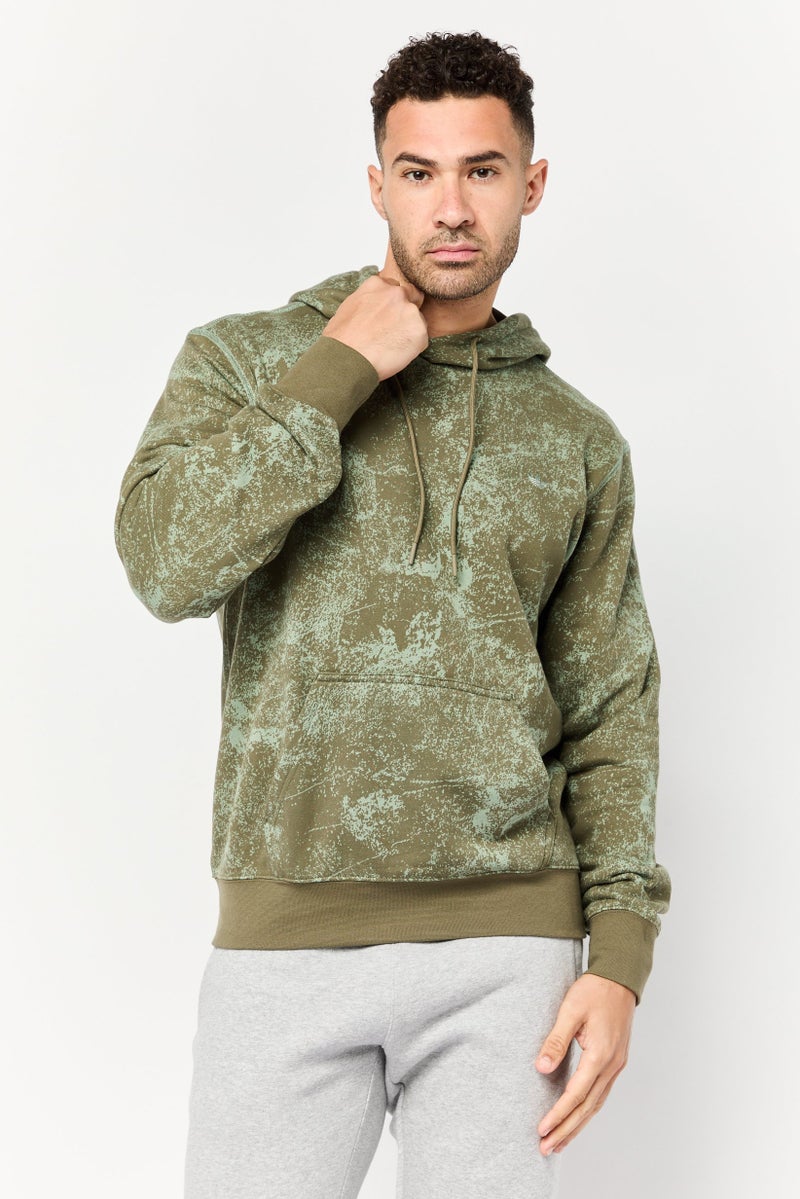 adidas Originals Men Sportswear Fit Long  Sleeve Outdoor Hooded Sweatshirt, Multicolor  - Image 1