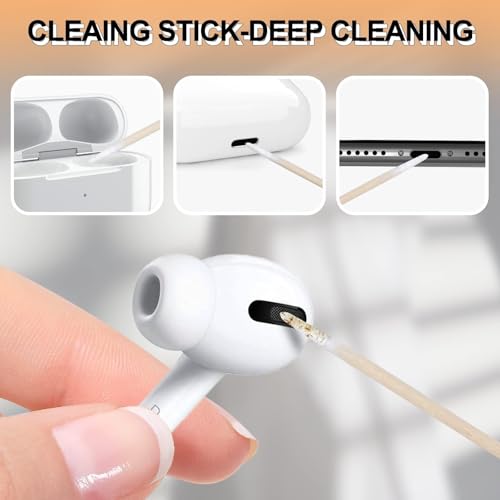 MOLOPPO Cleaning Putty, Phone Cleaning Kit, Remove Ear Wax&Dirt&Gunk from Device's Small Crevices, for AirPod Cleaner Kit for Airpods Charging Case/Headphones/Phone/Electronics（White） - Image 5