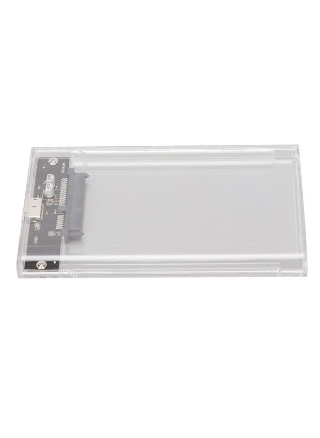 Thoraya USB3.0 SATA hard disk box suitable for 2.5 inch 7/9.5mmSATA interface HDD/SSD transparent hard disk box transparent  - Image 2