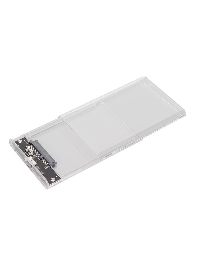 Thoraya USB3.0 SATA hard disk box suitable for 2.5 inch 7/9.5mmSATA interface HDD/SSD transparent hard disk box transparent  - Image 4