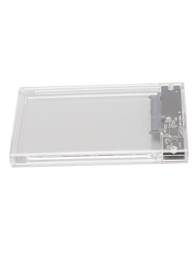 Thoraya USB3.0 SATA hard disk box suitable for 2.5 inch 7/9.5mmSATA interface HDD/SSD transparent hard disk box transparent  - Image 5