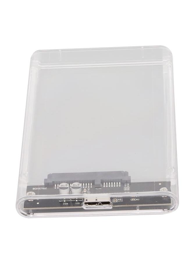 Thoraya USB3.0 SATA hard disk box suitable for 2.5 inch 7/9.5mmSATA interface HDD/SSD transparent hard disk box transparent  - Image 3