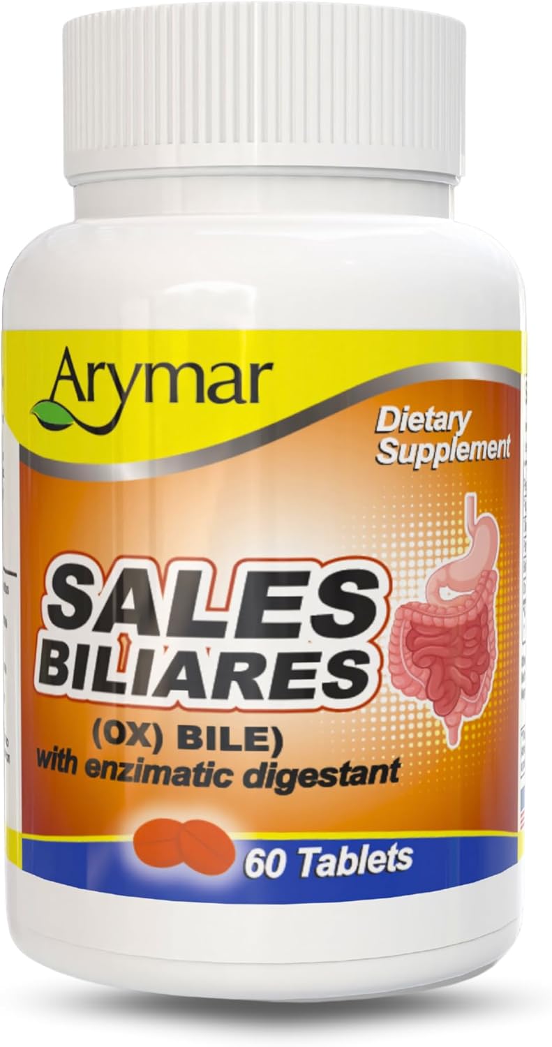 Arymar Sales Biliares Ox Bile with Digestive Enyzmes 60 Tabs - Image 1