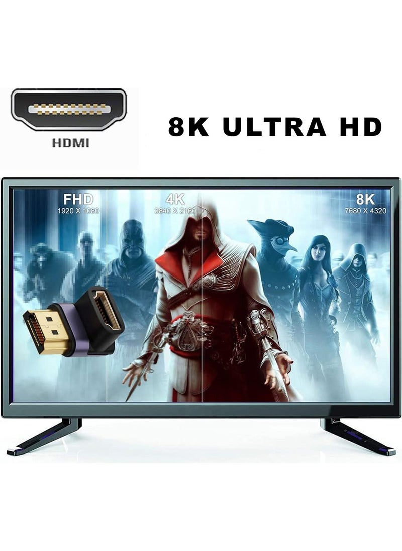 Techmaster HDMI To HDMI 90 Degree Converter 8k 2.1 UHD Converter Adapter  - Image 5