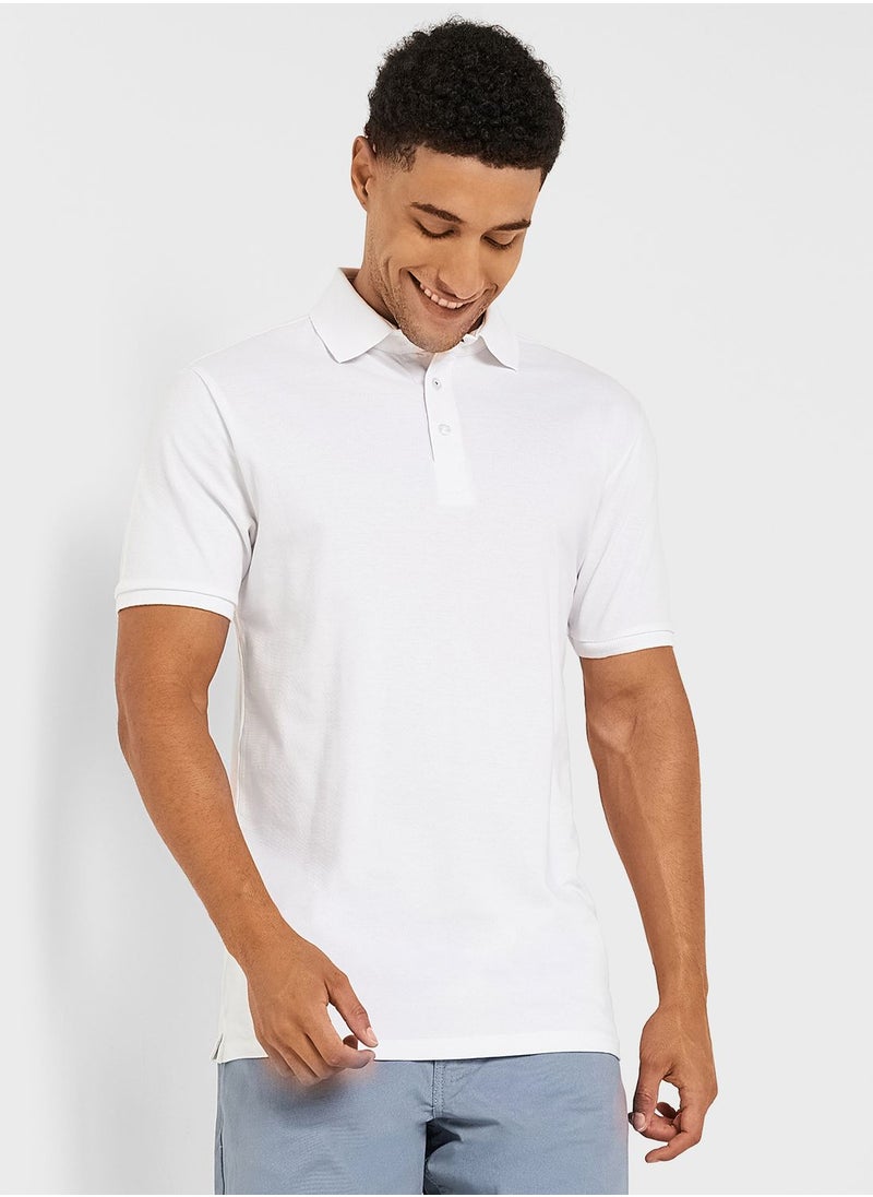 BRAVE SOUL - Mens Short Sleeve Polo Button Up Shirt - Image 1