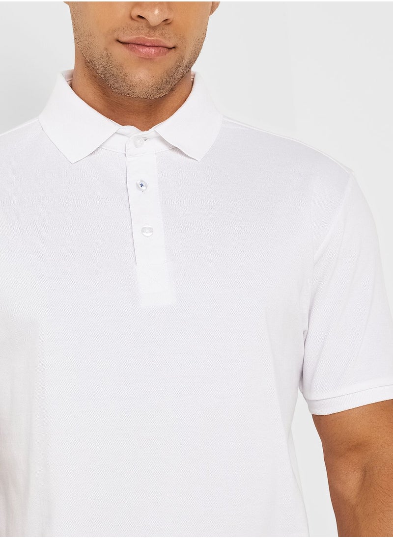 BRAVE SOUL - Mens Short Sleeve Polo Button Up Shirt - Image 1