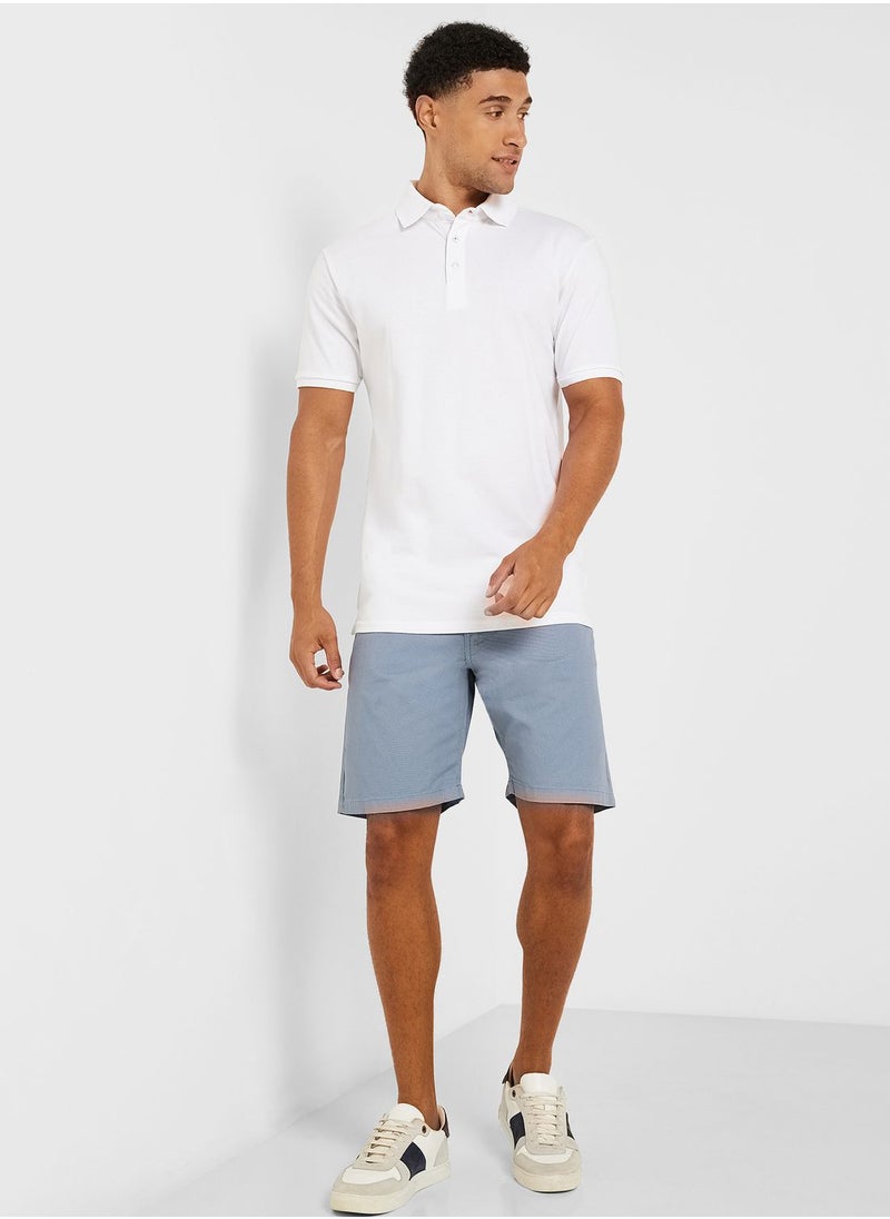 BRAVE SOUL - Mens Short Sleeve Polo Button Up Shirt - Image 1