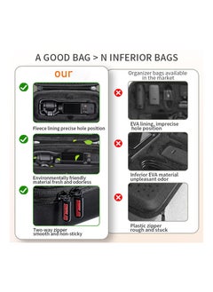 KASTWAVE Camera Case for Osmo Pocket 3, Portable Carrying Case PU Leather Storage Bag for DJI Osmo Pocket 3 Creator Combo Accessories  - Image 4