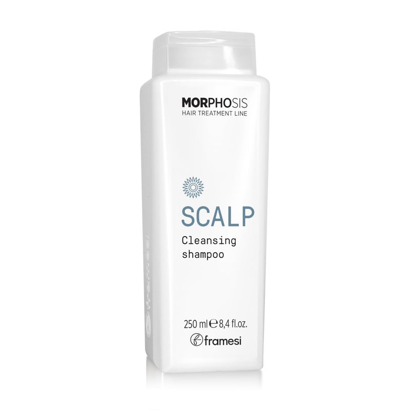 Framesi Morphosis Scalp Cleansing Shampoo 8.4 fl oz, Cleanses Hair and Scalp, Clarifying, Removes Buildup, Natural Ingredients, Color Safe - Image 1