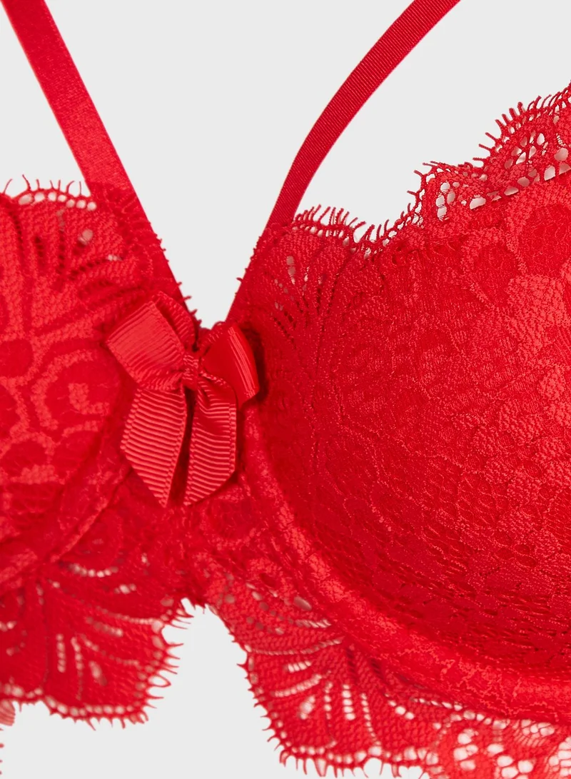 hunkemoller Marilee Padded Demi Bra