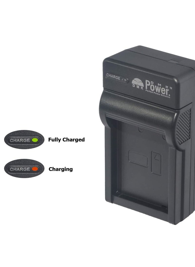 DMK Power NP-FW50 Battery Charger TC600E Compatible with SONY NEX-3N NEX-5T NEX-6 A3000 A5000 A6000 A7 Camera etc
