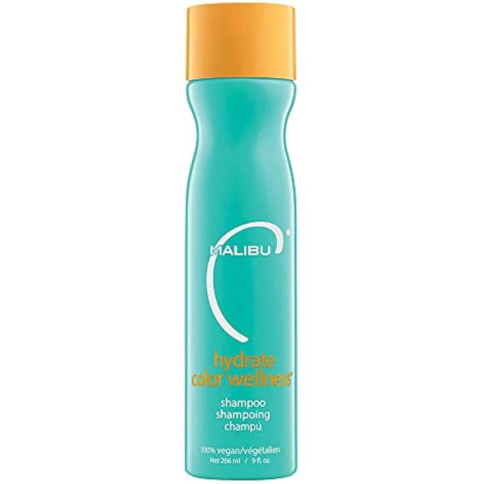 Malibu HYDRATE COLOR WELLNESS SHAMPOO FOR COLOR TREATED HAIR AND FIGHTS COLOR FADE SULFATE FREE AND GENTLE CLEANSING COLOR PROTECT SHAMPOO, 9OZ - Image 2