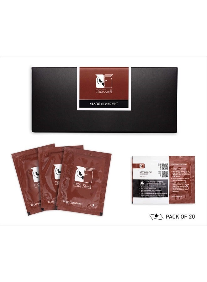 NOCTUA NA-SCW1, Cleaning Wipes for Thermal Paste (20 Pieces)  - Image 2