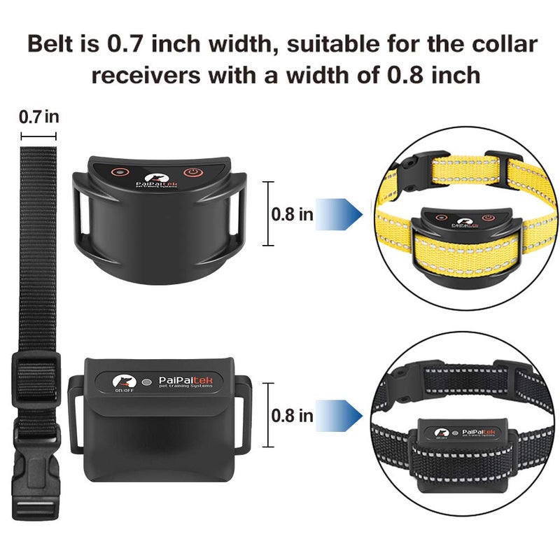 Paipaitek Collar Replacement Strap Compatible with Patpet, Garmin, Dogtra, Petrainer, Dog Care, Sportdog Field Trainer, Trainpro Dog Training Collar Receiver - Image 2