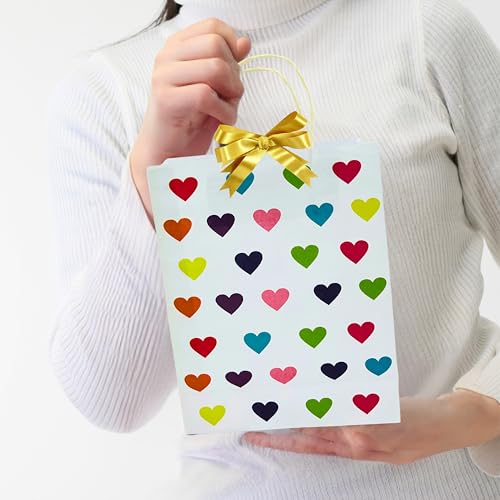 Tdas paper bags for return gifts carry bag packaging boxes kids gift birthday medium small house warming wedding ceremony kids adults baby shower happy birthday (3 x 8 x 10 inches) (20) - Image 5