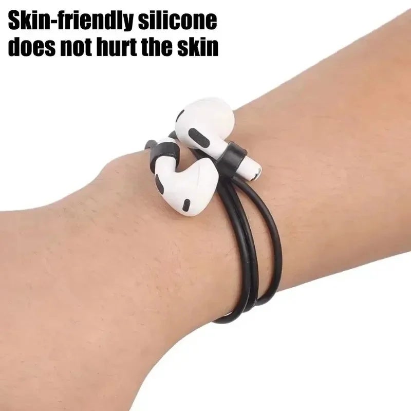 Anti-Lost Silicone Earphone Hanging Rope Strap Holder for AirPods 1 2 3 Pro - Image 3