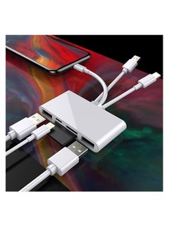 AMBERJACK Card Reader, 5 in 1 USB C SD Camera Memory Card Reader, Plug N Play for iPhone, iPad, Android, Mac, Computer, Camera, MacBook, Supports SD, Micro SD, SDXC, and USB OTG  - Image 4