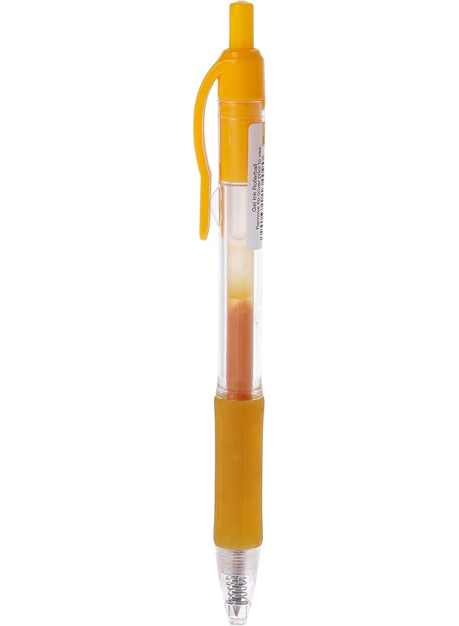 ZEBRA Normal 0.5 Mm Gel Ink Rollerball Pen Mustard - Image 2
