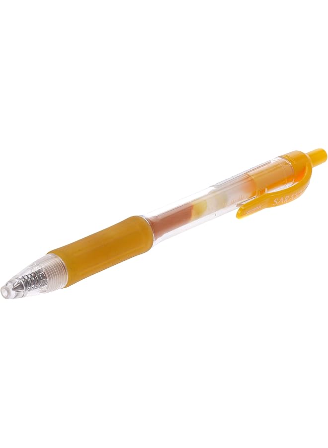 ZEBRA Normal 0.5 Mm Gel Ink Rollerball Pen Mustard - Image 1