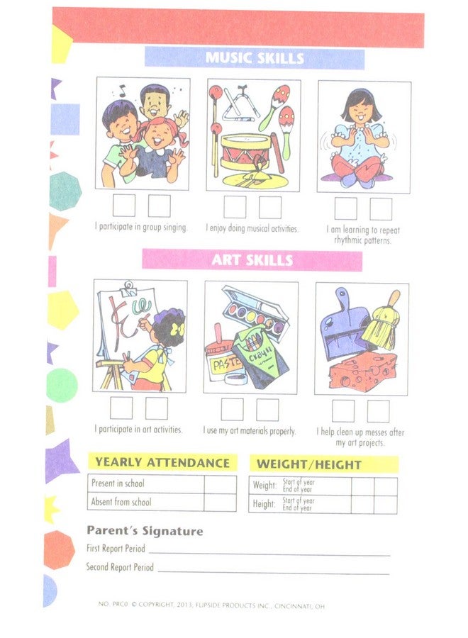 Flipside Products Age 2 Progress Reports, (Set Of 10), Multicolor - Image 2