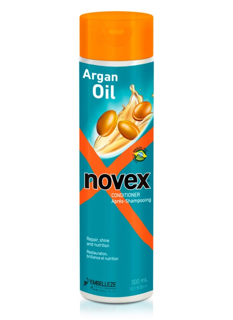 NOVEX NOVEX Argan Oil Conditioner For Stronger Smoother Frizz-Free Hair Treatment - 10oz/ 300ml 