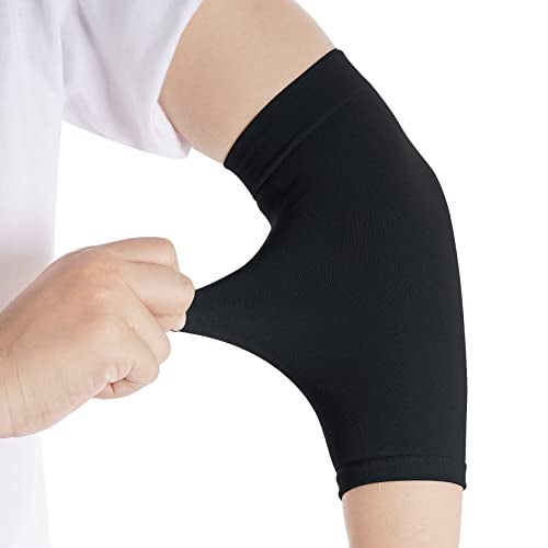 HOVEOX 3 Pairs Tattoo Cover Up Compression Sleeves - Forearm Arm Sleeves for Women & Men (Black) - Image 3