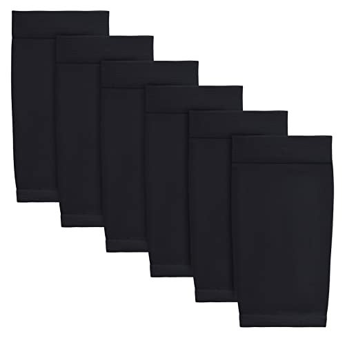 HOVEOX 3 Pairs Tattoo Cover Up Compression Sleeves - Forearm Arm Sleeves for Women & Men (Black) - Image 1