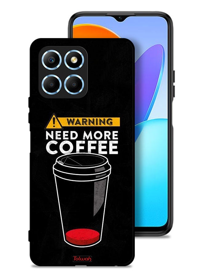 Tolwak Honor X6 Protective Case Cover Need More Coffee - Image 1