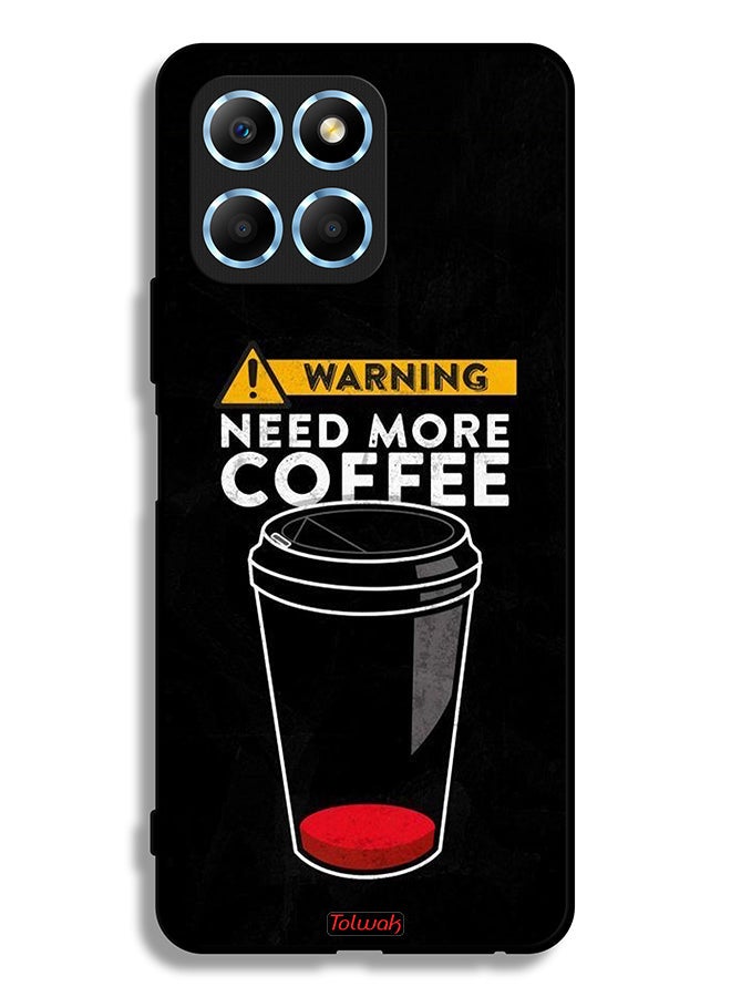 Tolwak Honor X6 Protective Case Cover Need More Coffee - Image 2