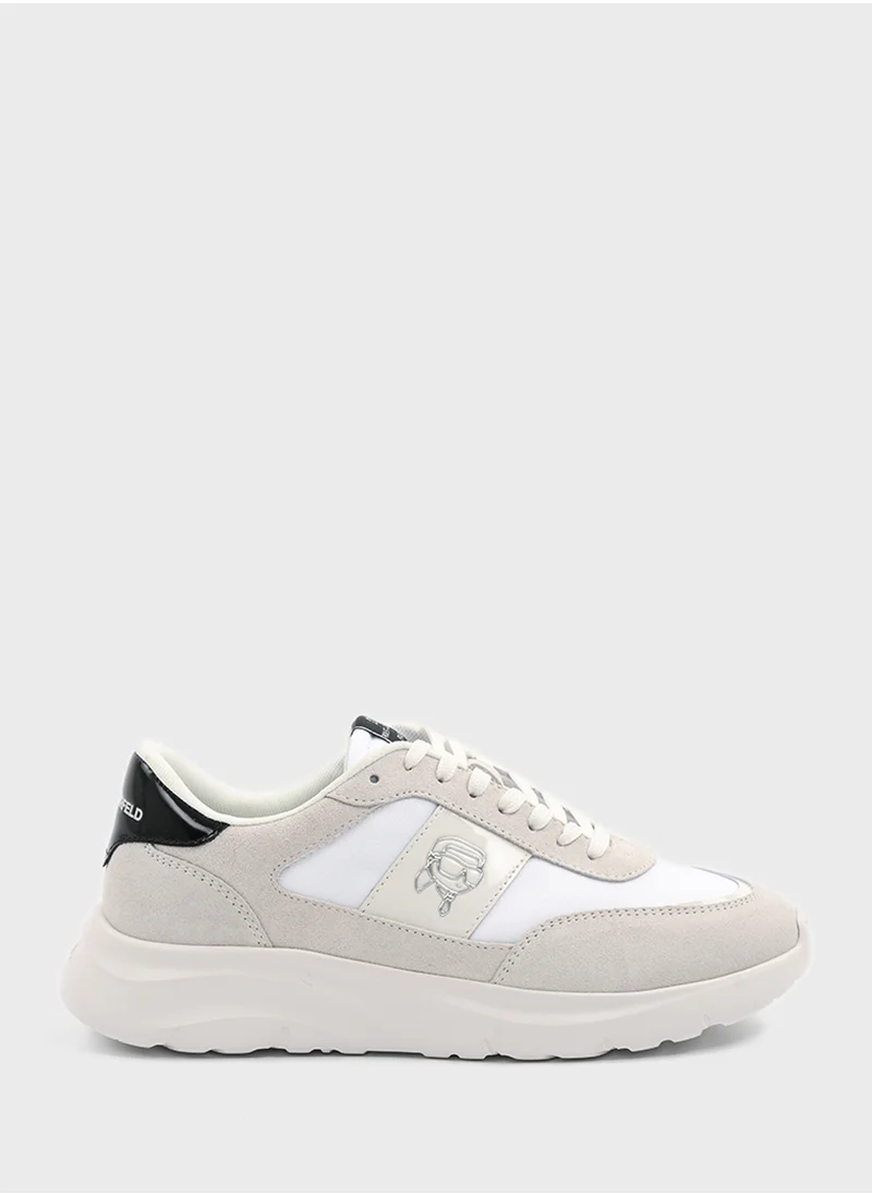 Karl Lagerfeld Serger Outline Lace Up Sneakers