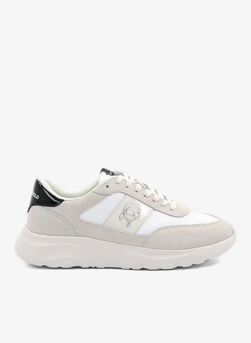 Serger Outline Lace Up Sneakers