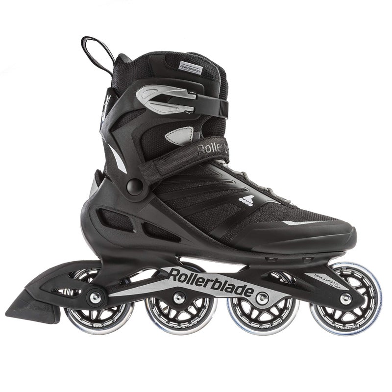 Rollerblade Zetrablade Men's Adult Fitness Inline Skate, Black and Silver, Performance Inline Skates , 9 - Image 2