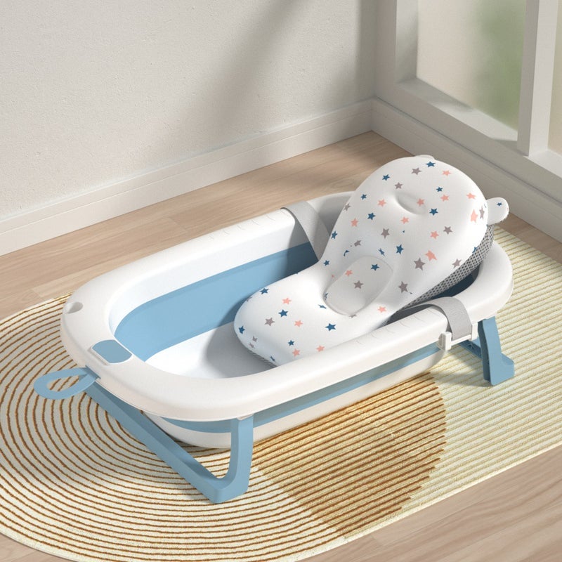Baby Bath Tub Baby Folding Tub Newborn Children Sitting And Lying Household Large Bath Tub Children'S Products - Image 1