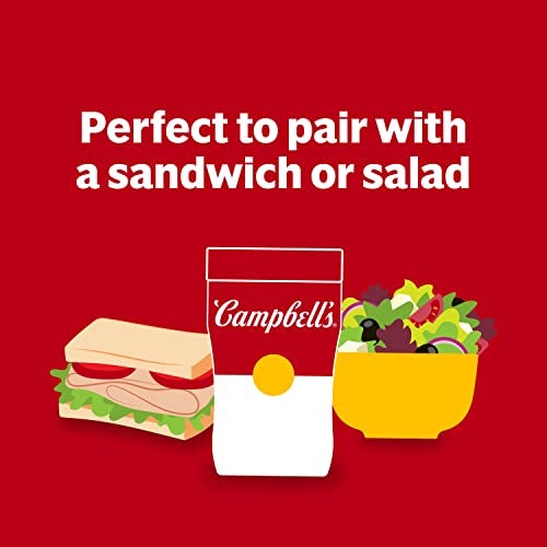 Campbell's Sipping Soup, Chicken & Mini Round Noodle Soup, 10.75 Oz Microwavable Cup (Case of 8) - Image 3